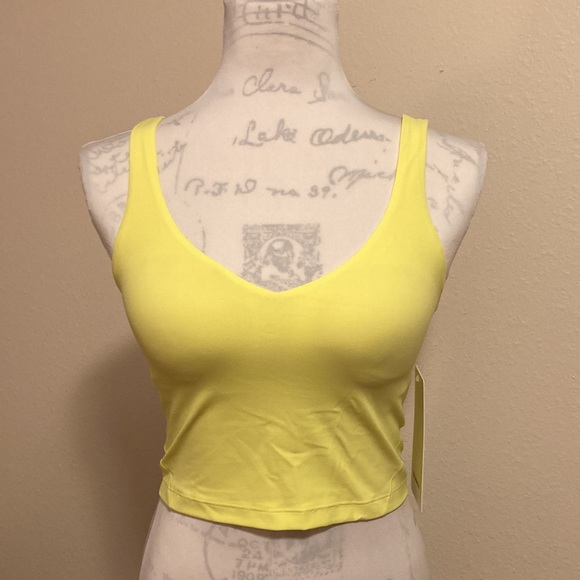 🍋 Lululemon Align Tank Electric Lemon Yellow 6 - Picture 5 of 10